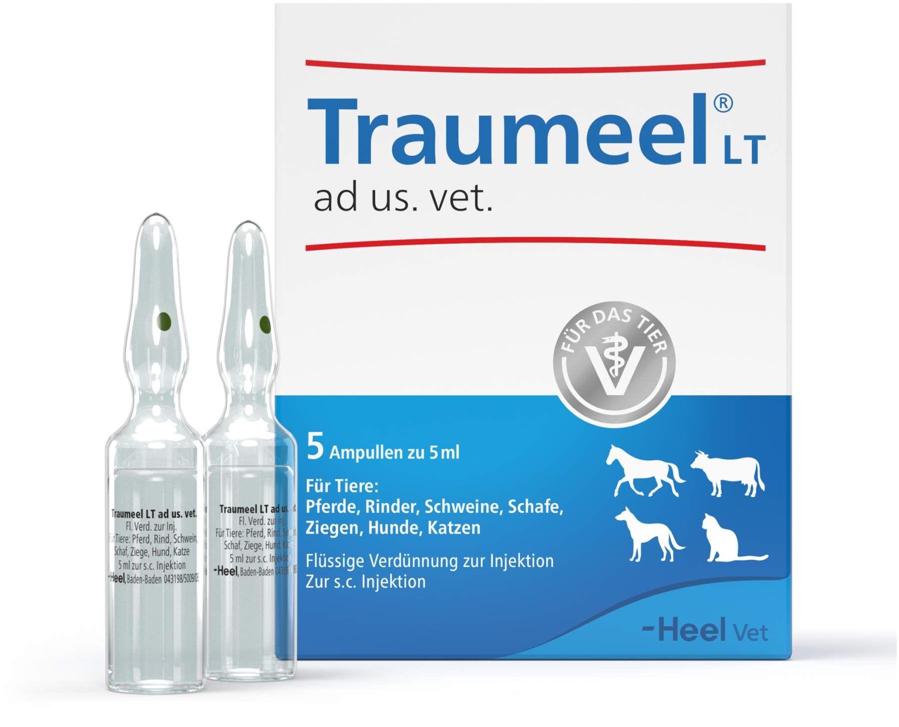 Traumeel Lt vet. 5 X 5 ml Ampullen