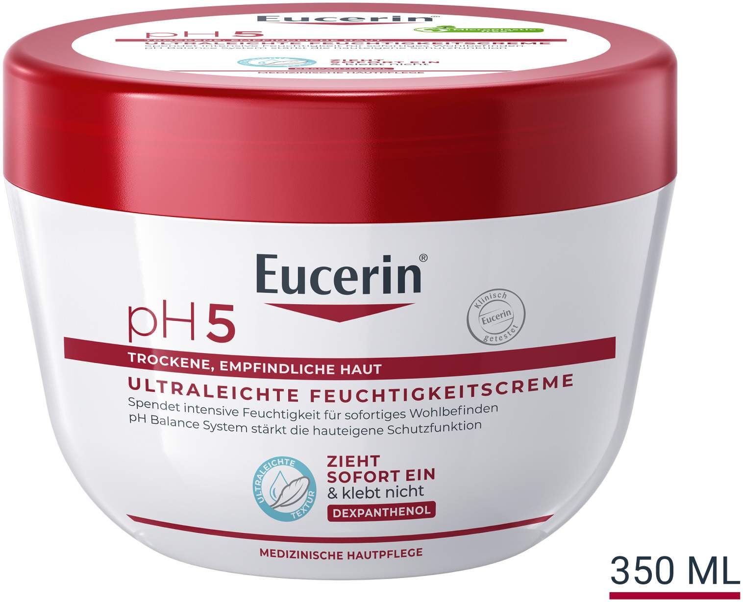 Eucerin pH5 ultraleichte Feuchtigkeitscreme 350 ml