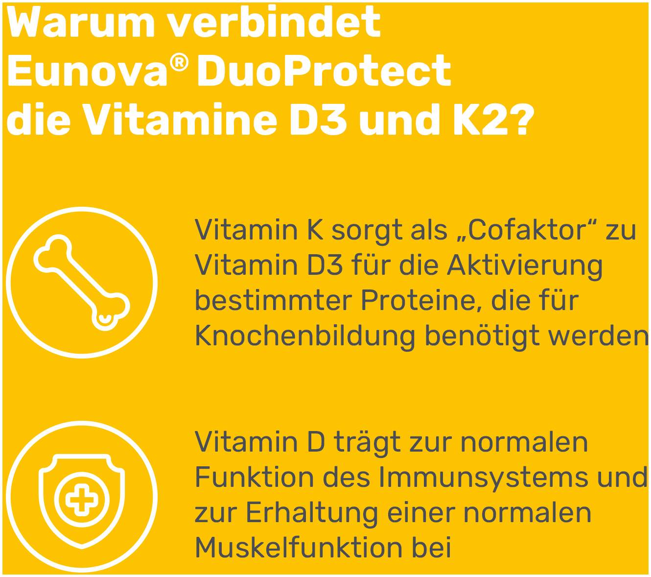 Eunova Duoprotect D3 + K2 4000 I.E. 30 Kapseln