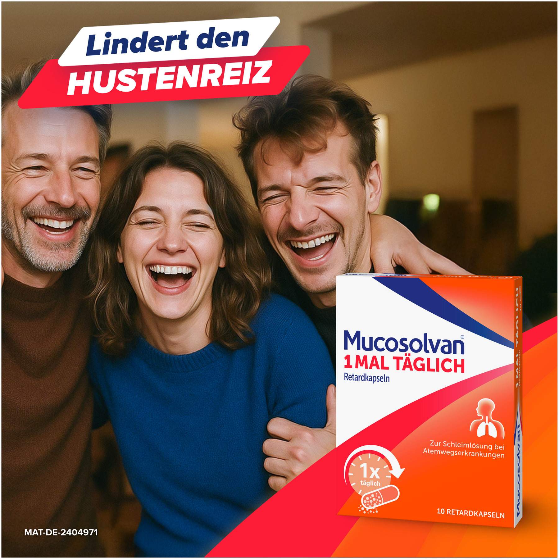 Mucosolvan 1mal täglich 10 Retardkapseln