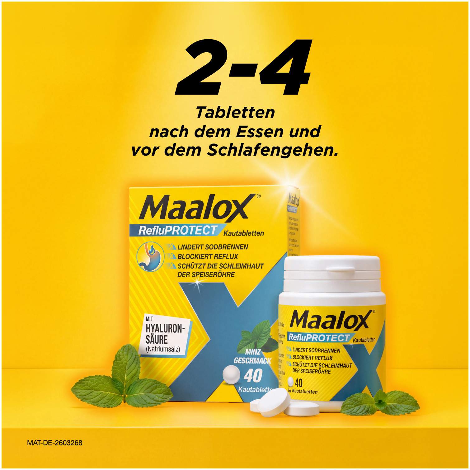 Maalox RefluProtect 40 Kautabletten