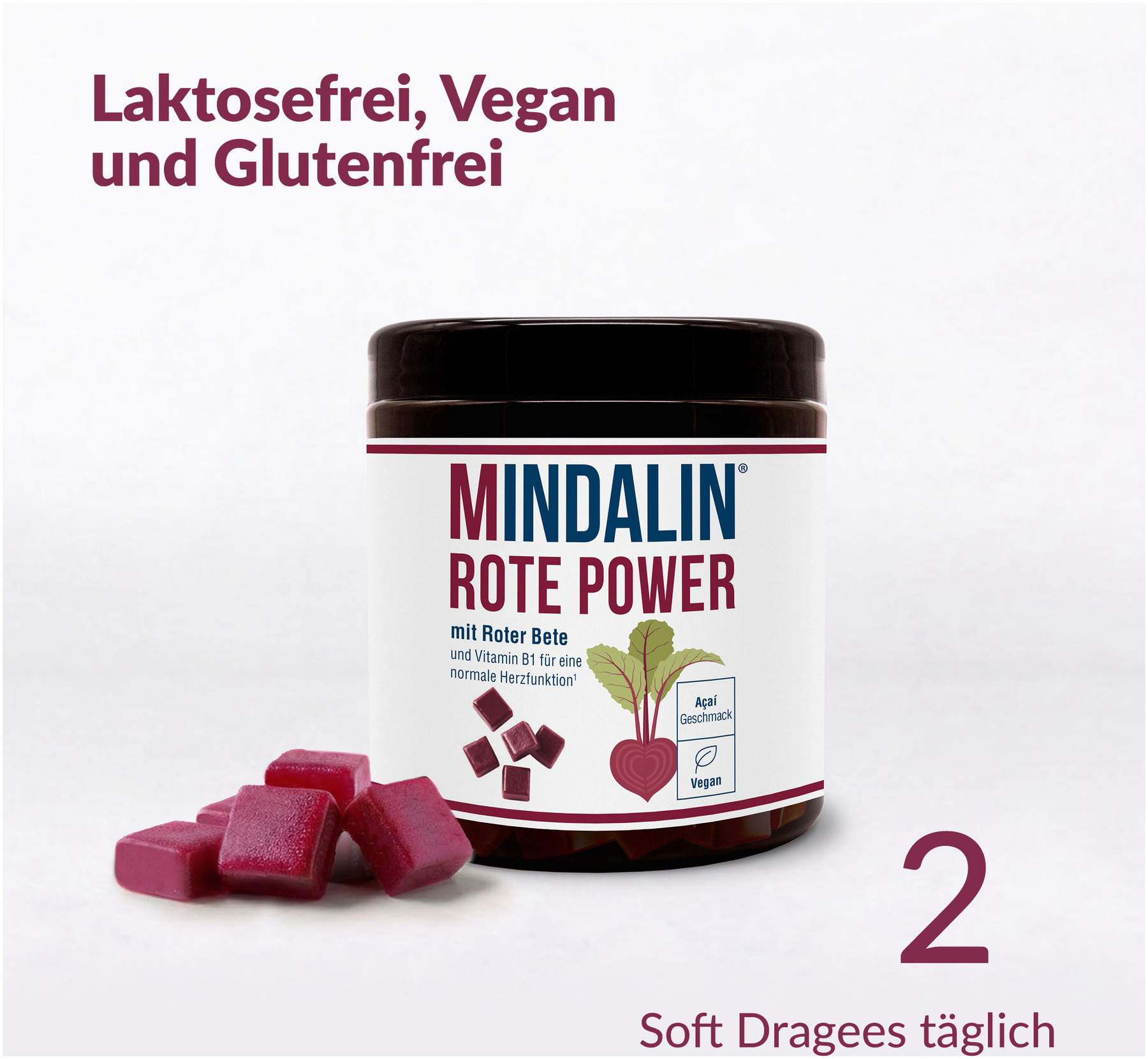 Mindalin Rote Power 60 Kautabletten