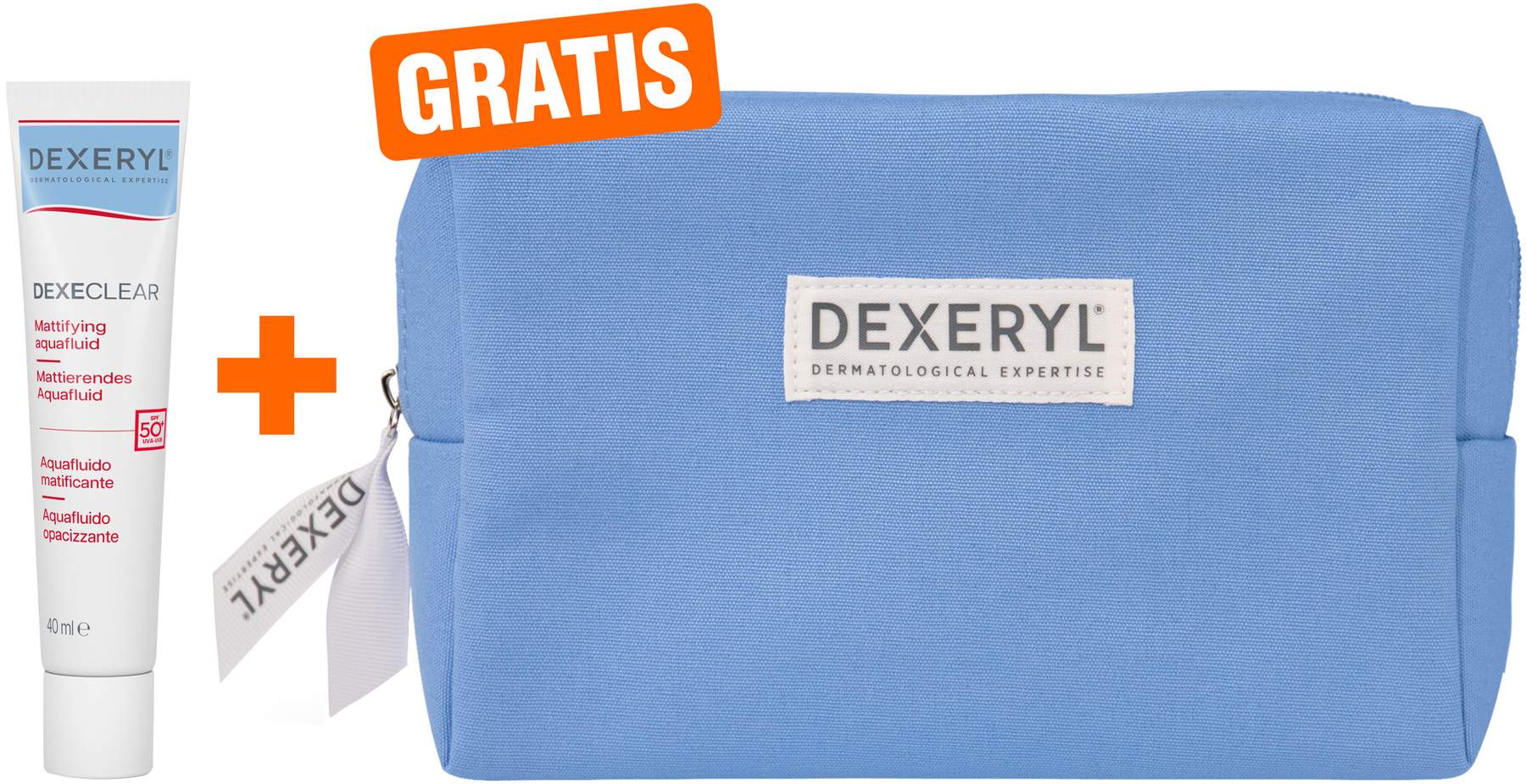 Dexeryl Dexeclear mattierendes Aquafluid 40 ml + gratis Kosmetiktasche 1 Stück
