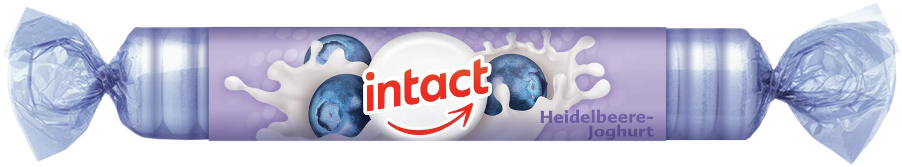 Intact Traubenzucker Heidelbeere Joghurt Rolle 40 G