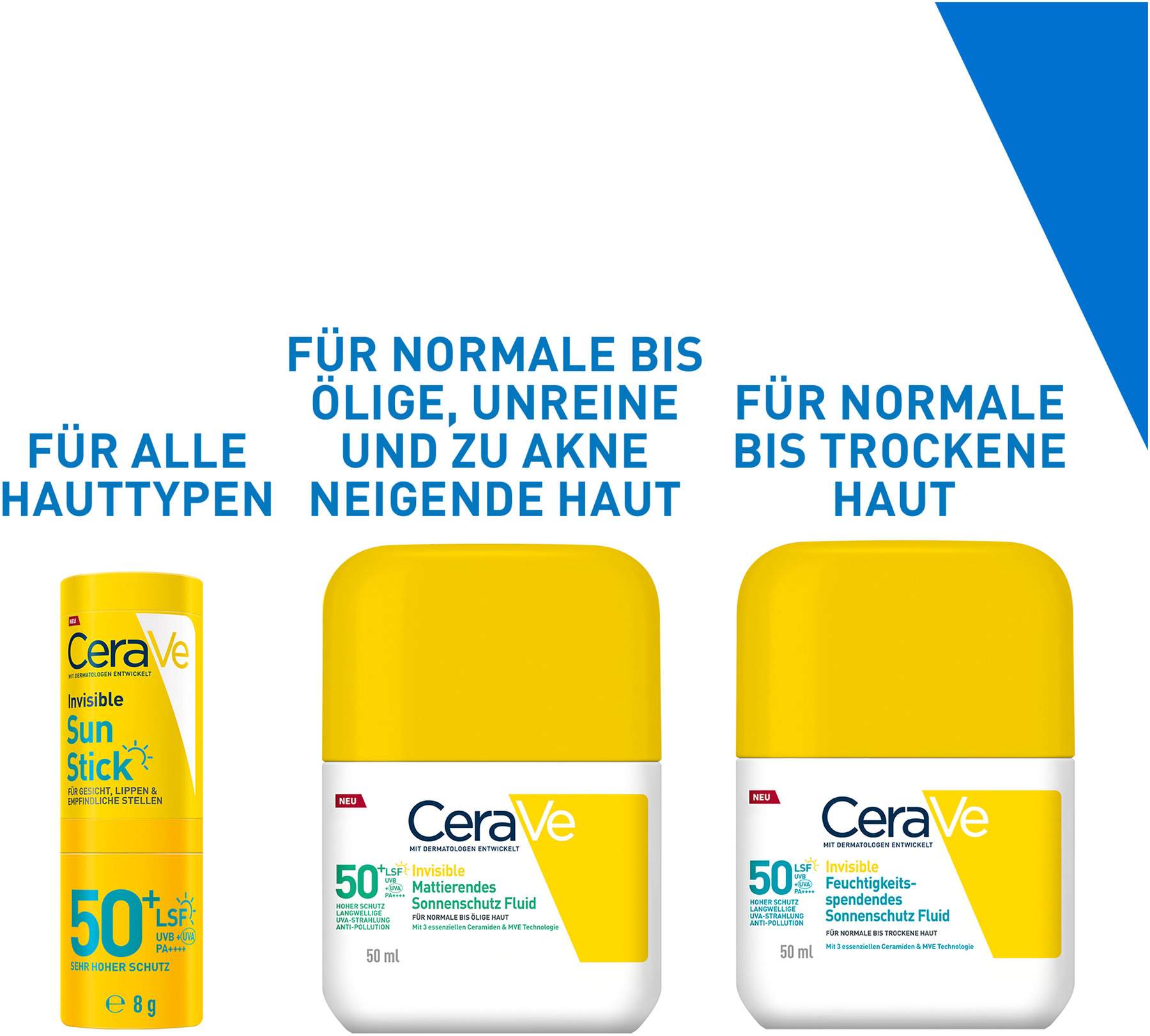 CeraVe Invisible Sun Stick SPF 50+ 8 g
