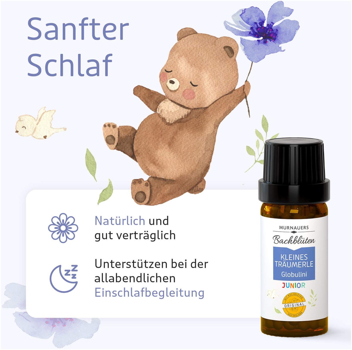 Bachblüten Kinder Kleines Träumerle 10 G Globulini Nach Dr.Bach