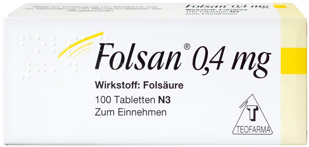 Folsan 0,4 mg 100 Tabletten