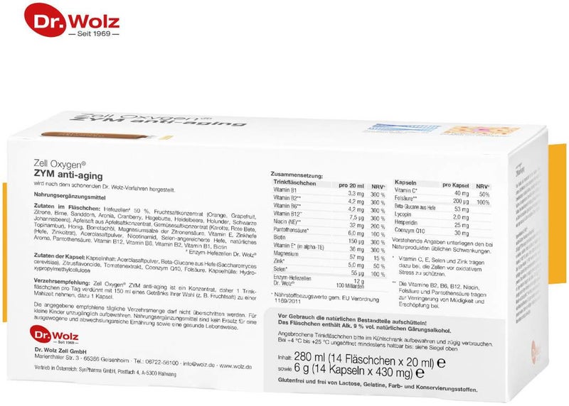 Zell Oxygen Zym Anti Aging 14 Tagekombipackung 1 Stück