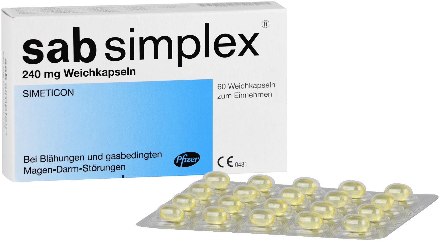 Sab Simplex 240 mg 60 Weichkapseln