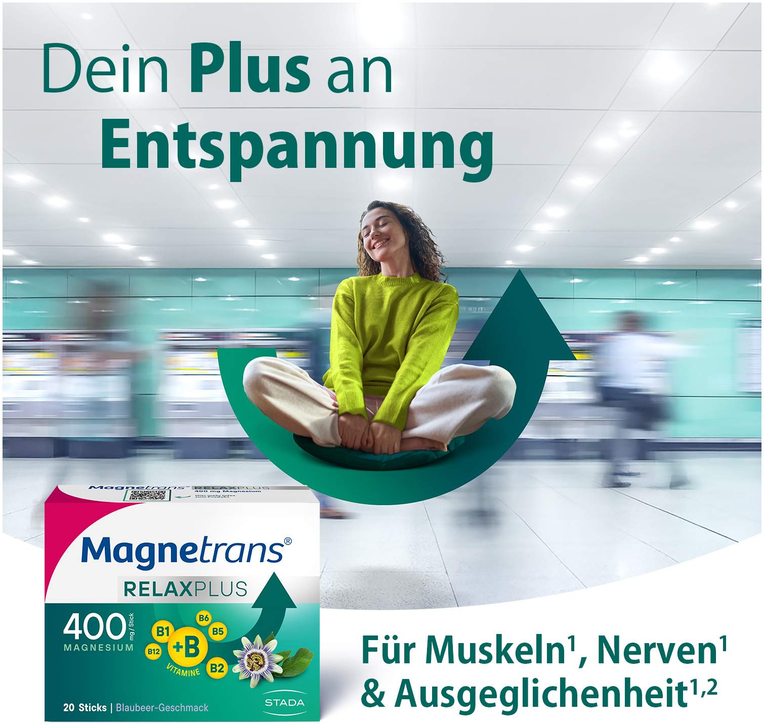 Magnetrans Relax+ 400 mg Granulat 50 x 3 g