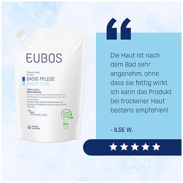 Eubos Creme Ölbad Nachfüllbeutel 400 ml Bad