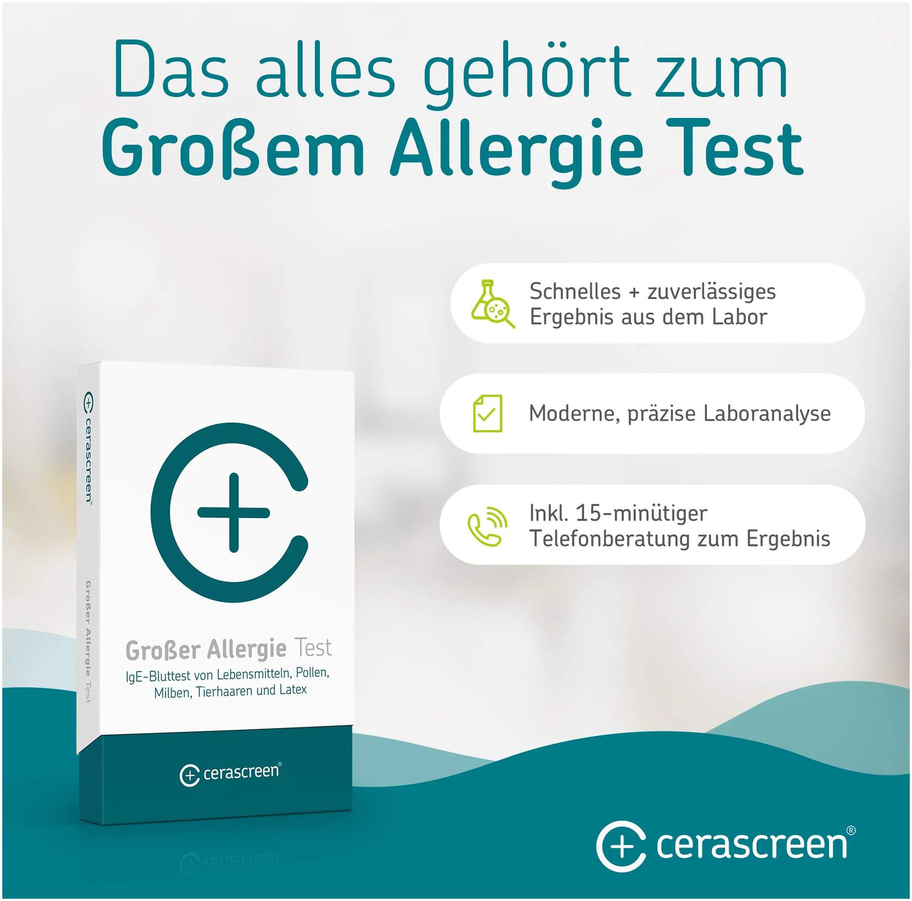 Cerascreen Großer Allergie-Test-Kit Blut