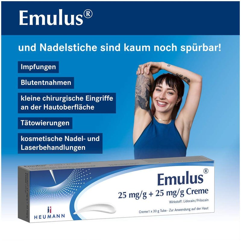 Emulus 25 mg je g plus 25 mg je g Creme 30 g