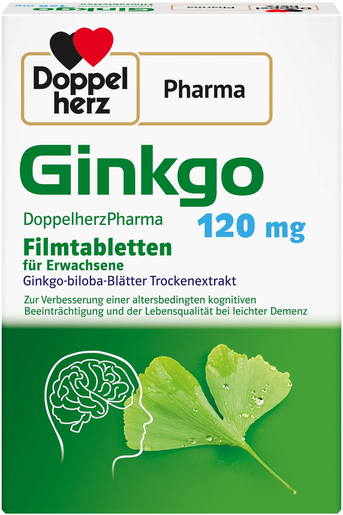 Ginkgo DoppelherzPharma 120 mg 30 Filmtabletten