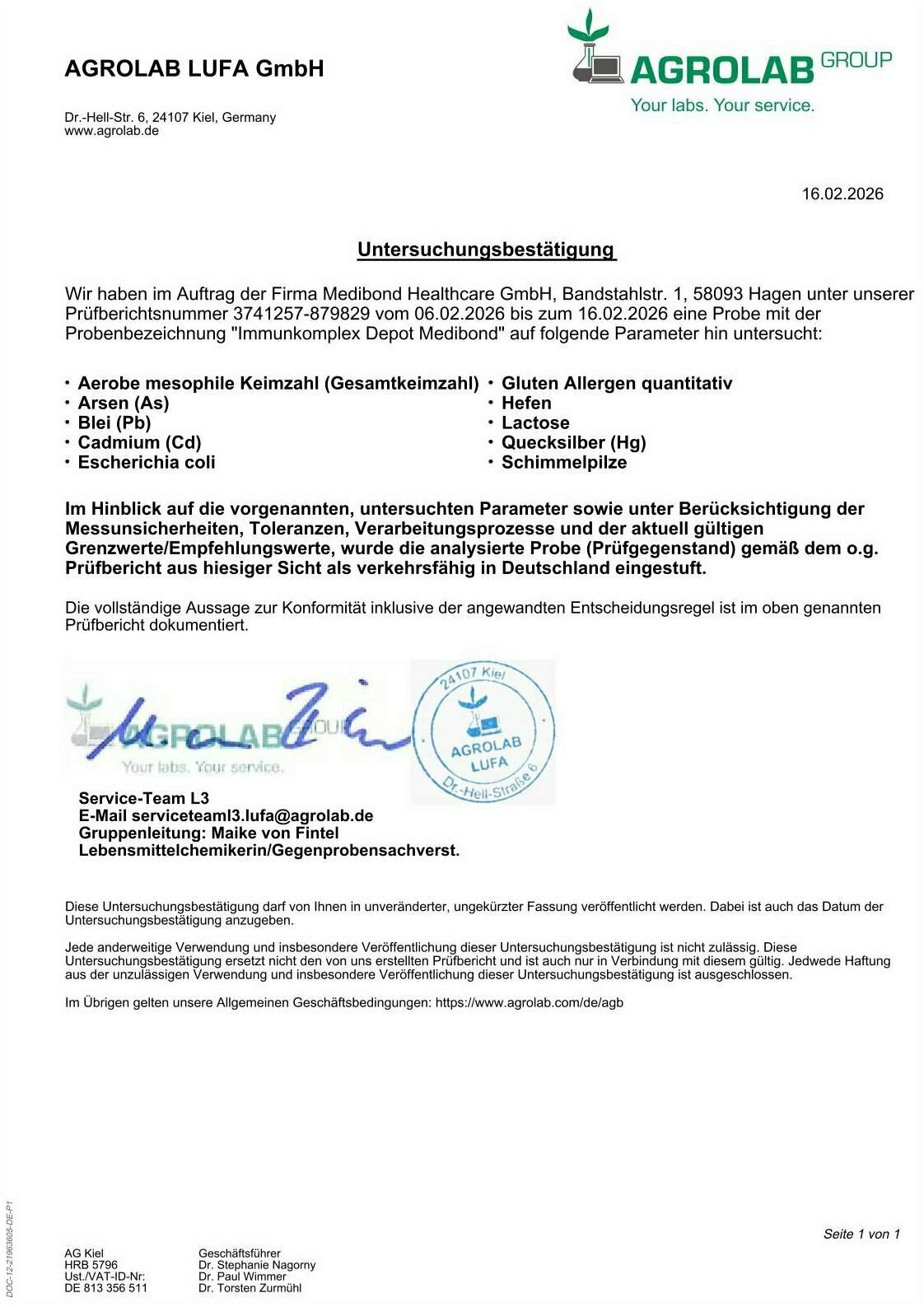 Immunkomplex Depot Medibond 30 Kapseln