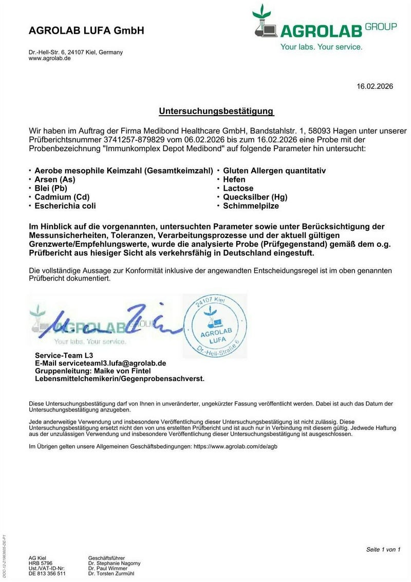 Immunkomplex Depot Medibond 30 Kapseln