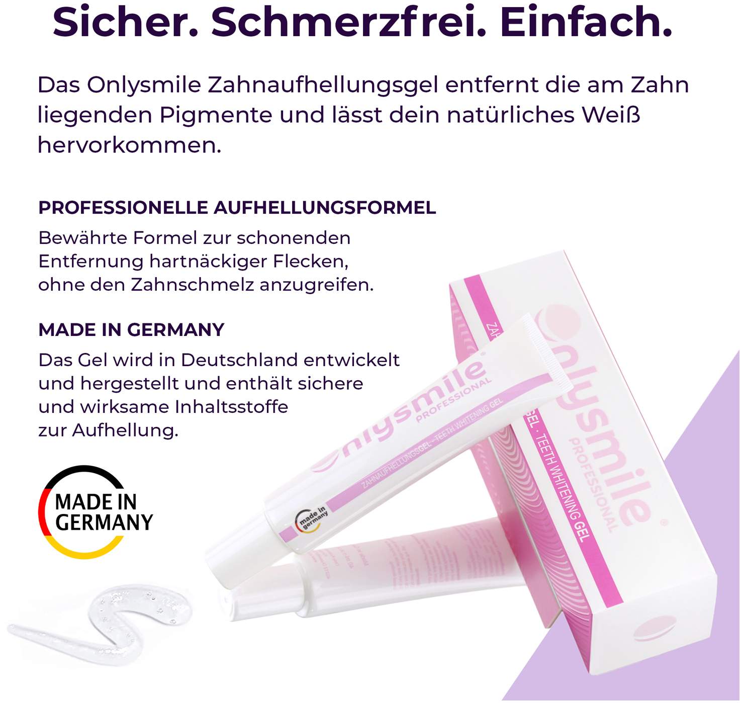 Onlysmile Zahnaufhellungsgel 3 X 40 ml