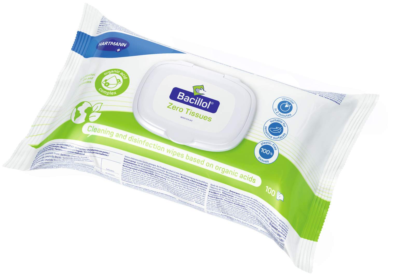 Bacillol  Zero Tissues 100 Tücher
