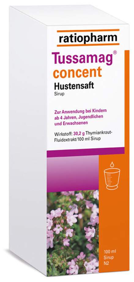 Tussamag ratiopharm concent Hustensaft 100 ml