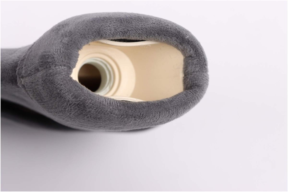 Vital Comfort Vibro-Warm Massage-Wärmflasche Grau 1 Stück