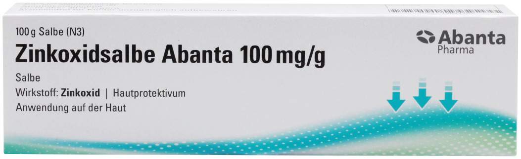 Zinkoxidsalbe Abanta 100 mg-g 100 g