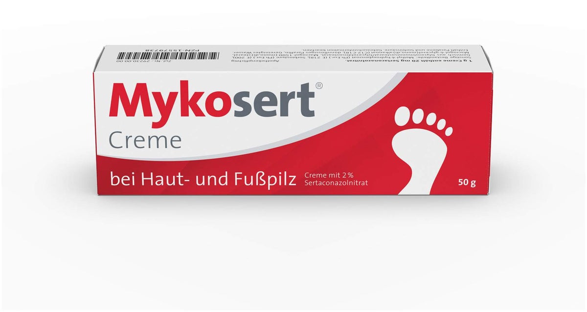 Mykosert Creme bei Haut & Fusspilz 50 G
