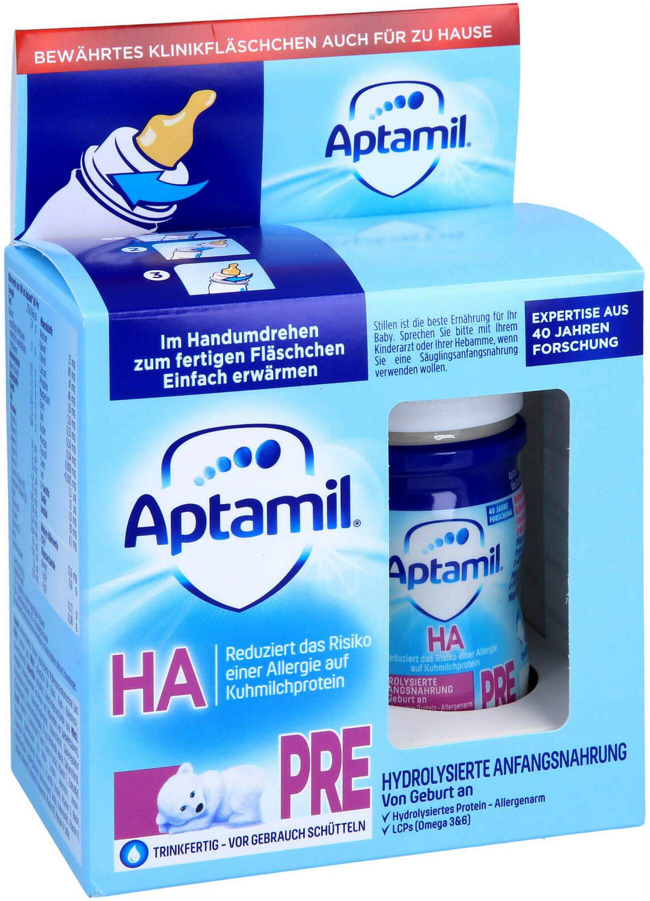 Aptamil Ha Pre Flüssig  2 X 90 ml