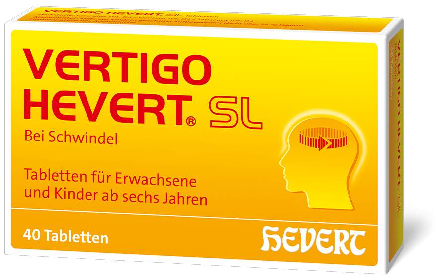 Vertigo Hevert SL 40 Tabletten bei Schwindel