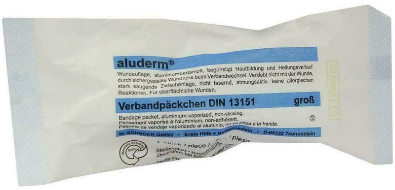 Aluderm Verbandpäckchen Groß 1 Verband