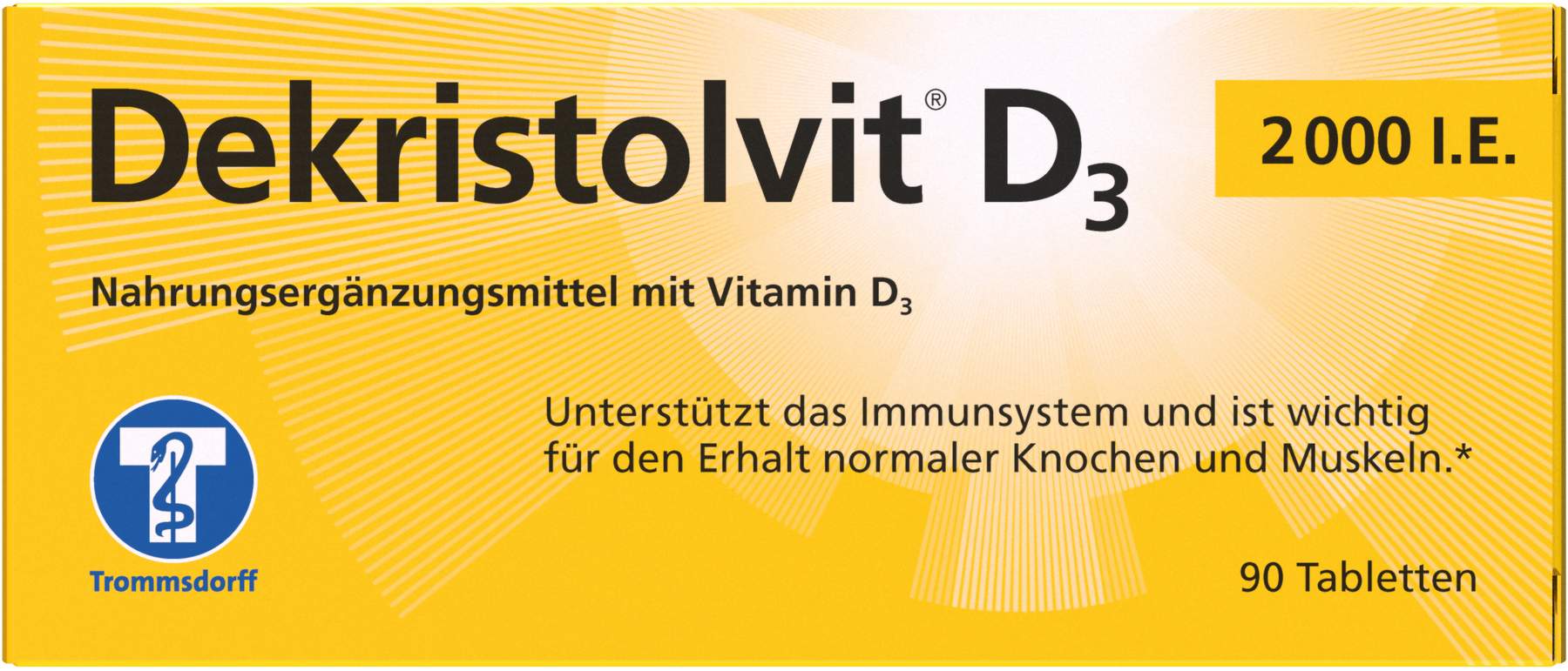 Dekristolvit D3 2.000 I.E. 90 Tabletten