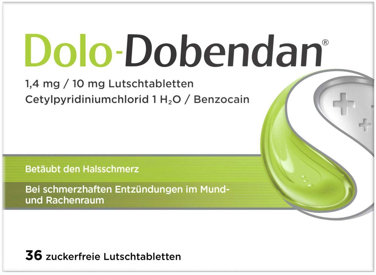 Dolo Dobendan 1,4 mg pro 10 mg 36 Lutschtabletten