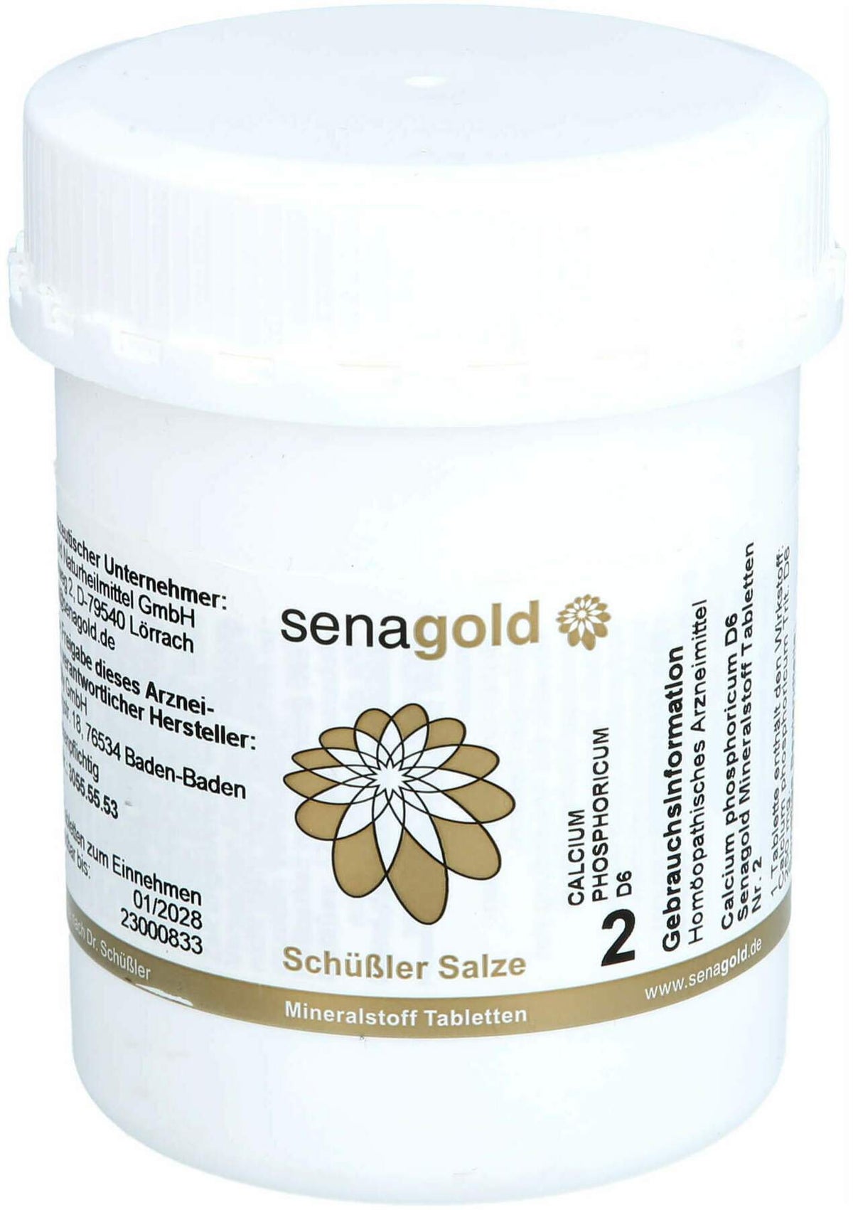 Biochemie Senagold 2 Calcium Phosphoricum D 6 Tabl