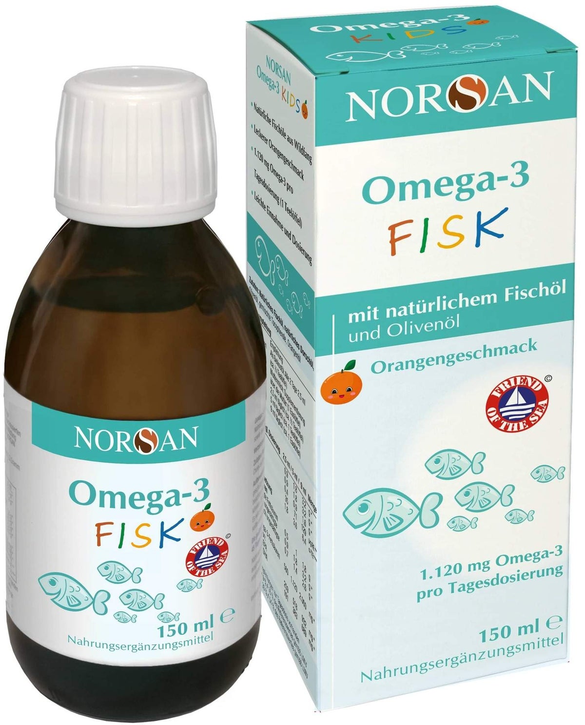 Norsan Omega-3 Fisk Für Kinder 150 ml