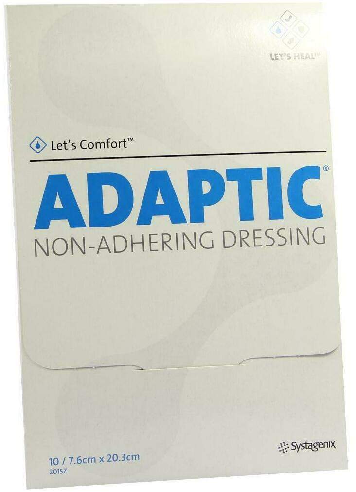 Adaptic 7,6 X 20,3 cm Feuchte Wundauflage 10 Stück