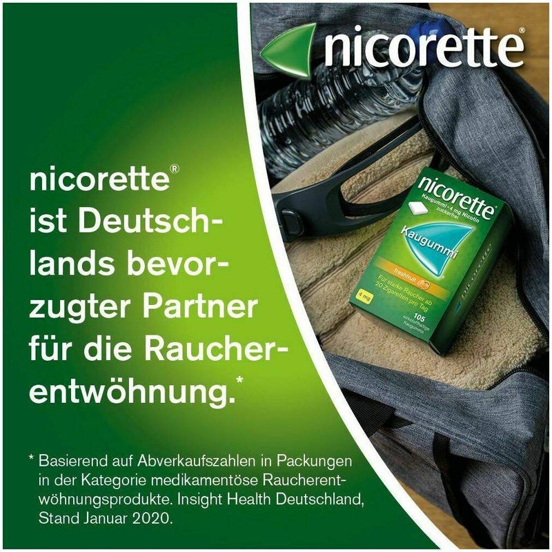 Nicorette 4 mg freshfruit Kaugummi 210 Stück