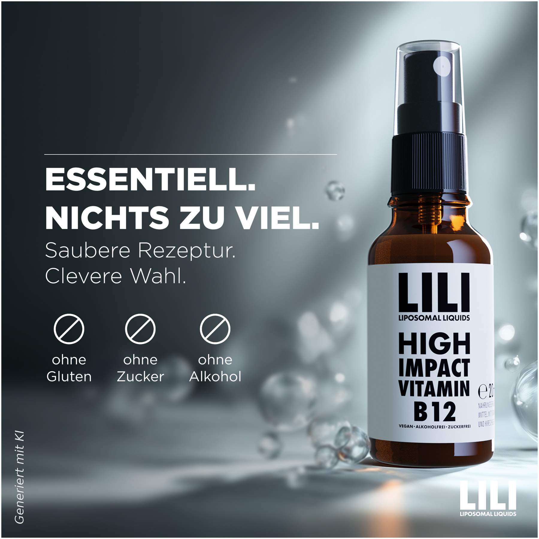 LILI Liposomal Liquids Vitamin B12 500 µg vegan liposomal 20 ml Spray