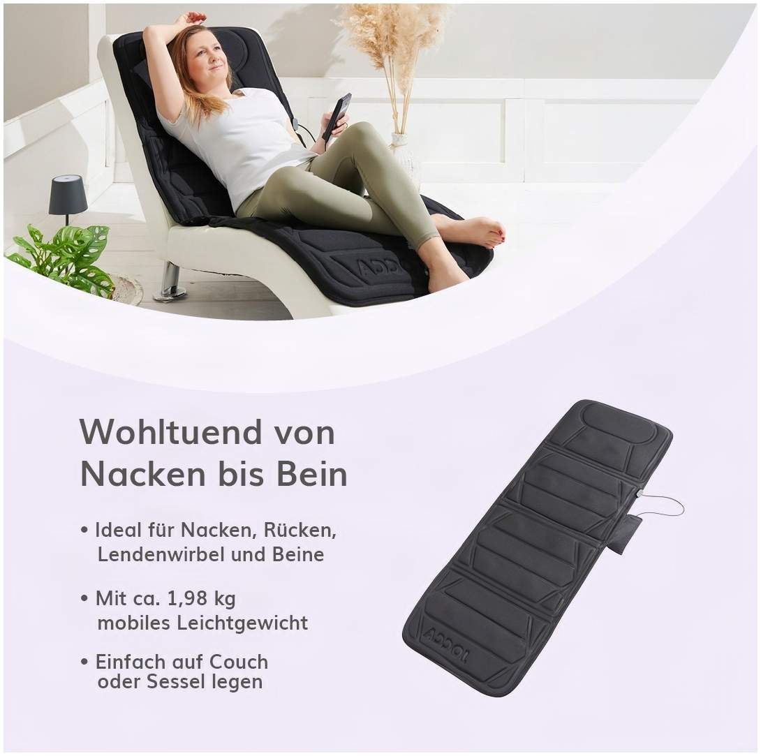 2in1 Massage- und Wärmematte  DeLuxe  Jocca