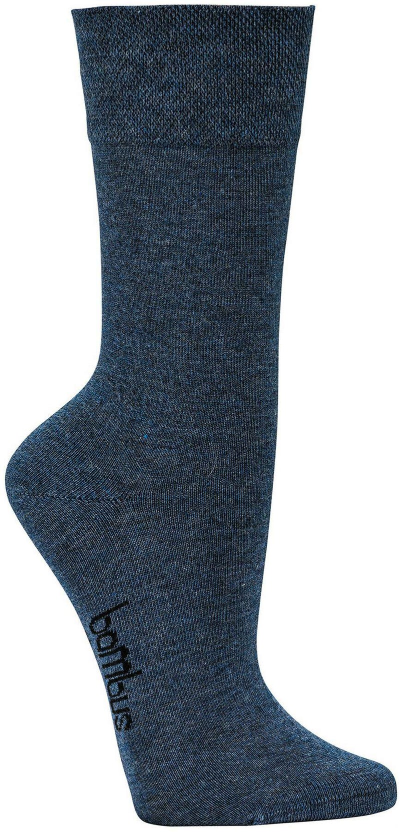 Bambus Wellness-Socken 35-38 Jeansblau 3 Paar + gratis Latschenkiefer Einreibung 250 ml