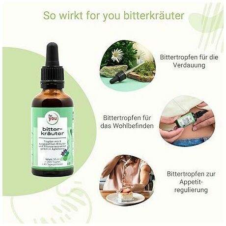 For You Bitterkräuter Tropfen 50 ml