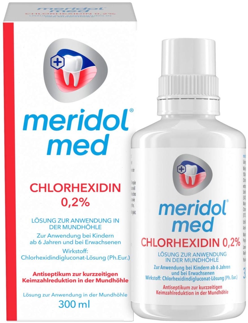 Meridol med Chlorhexidin 0,2% Lösung zur Anwendung in der Mundhöhle 300 ml