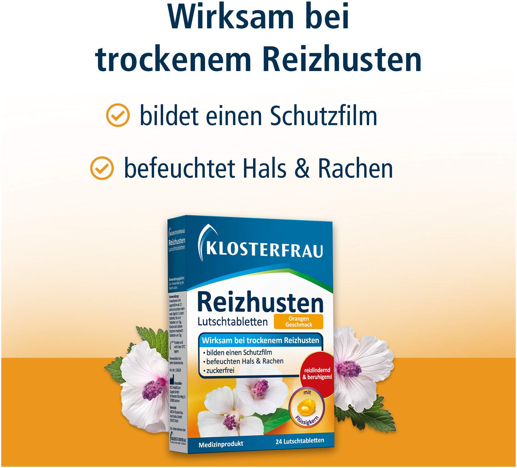 Klosterfrau Reizhusten Lutschtabletten 24 Stück