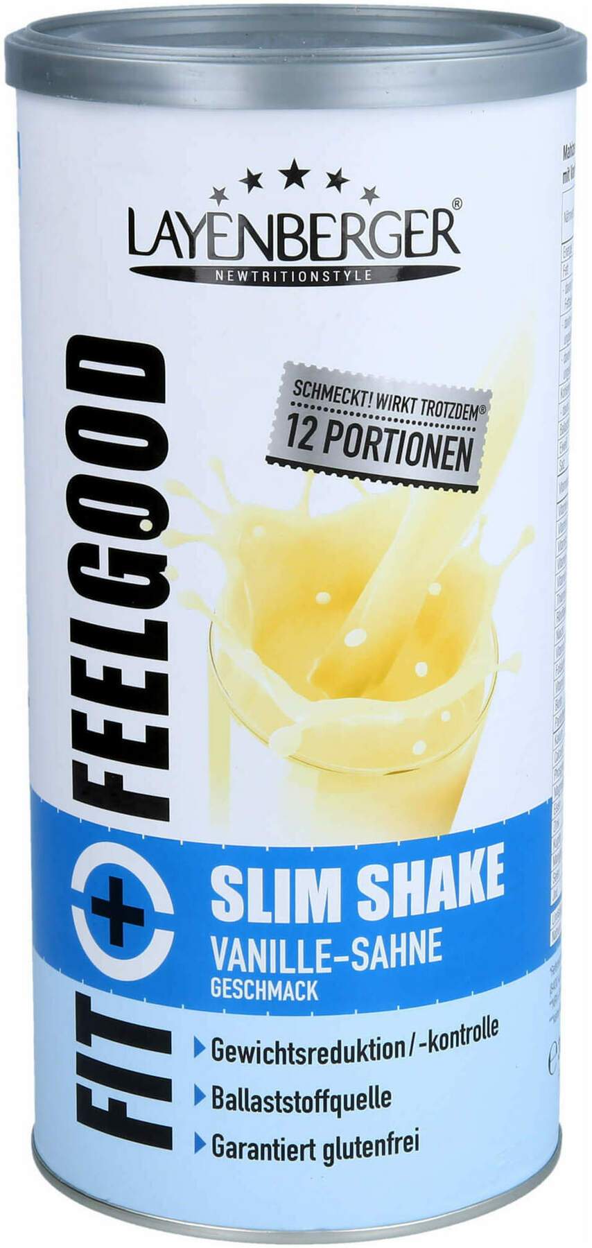 Layenberger Fit+feelgood Slim Shake Vanille-Sahne  396g