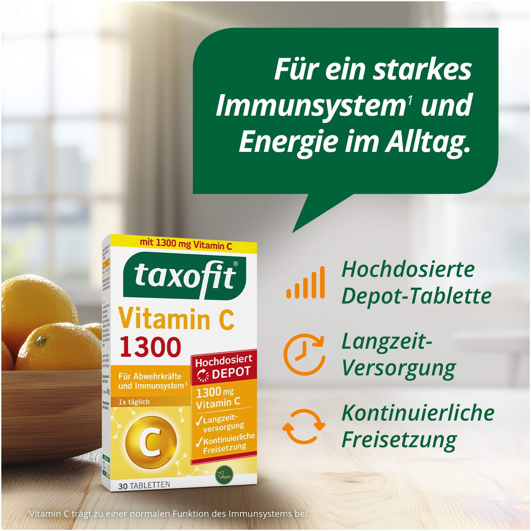 Taxofit Vitamin C 1300 30 Tabletten