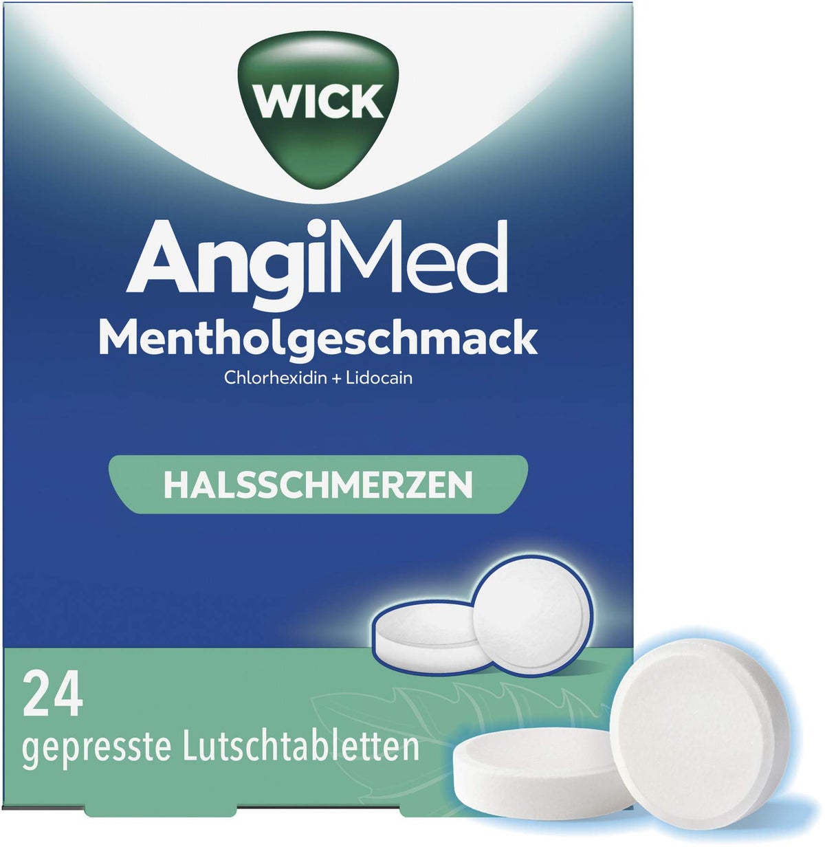 WICK AngiMed Mentholgeschmack 24 Lutschtabletten
