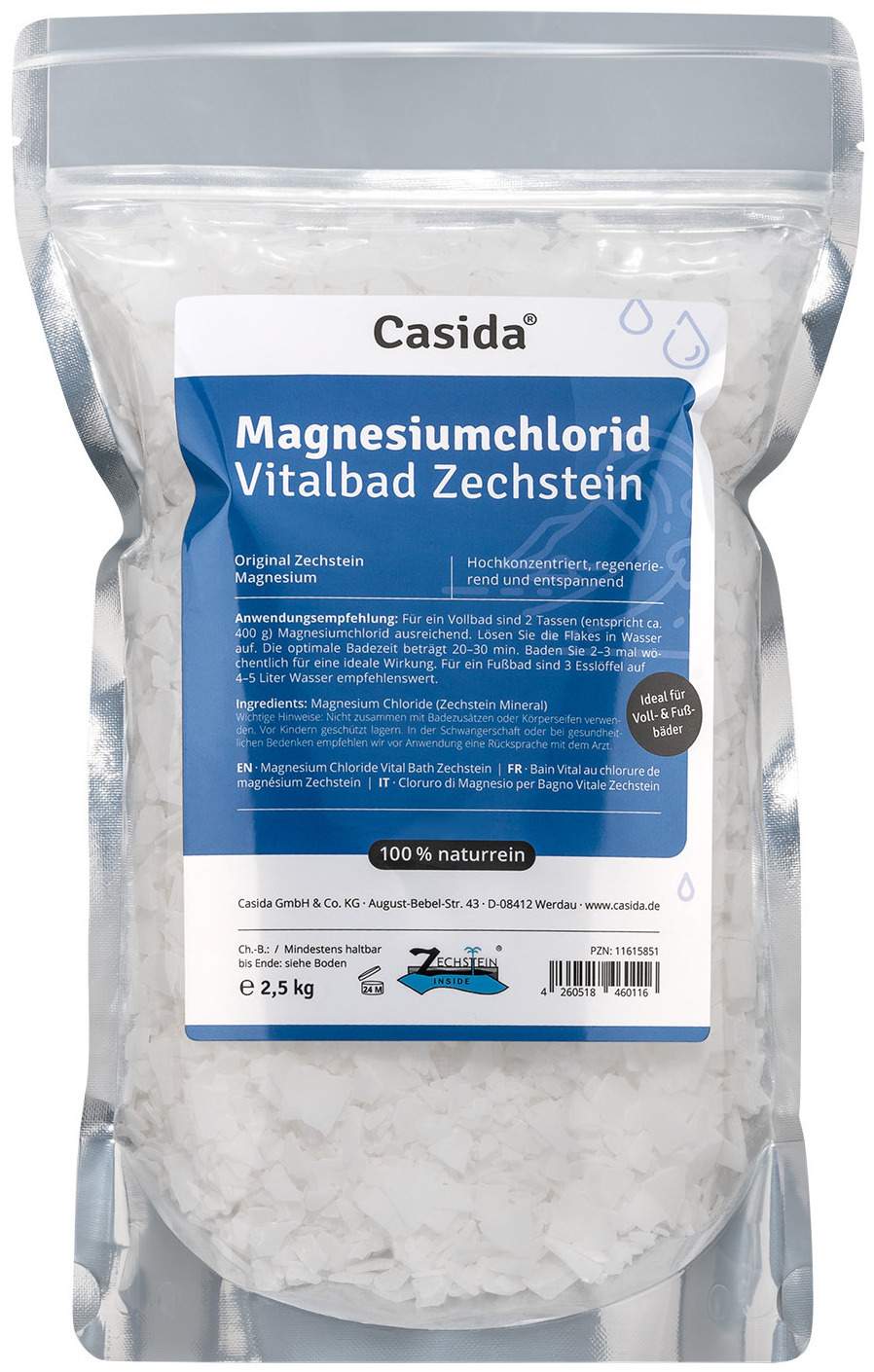 Magnesiumchlorid Vitalbad Zechstein 2.5 G  Bad