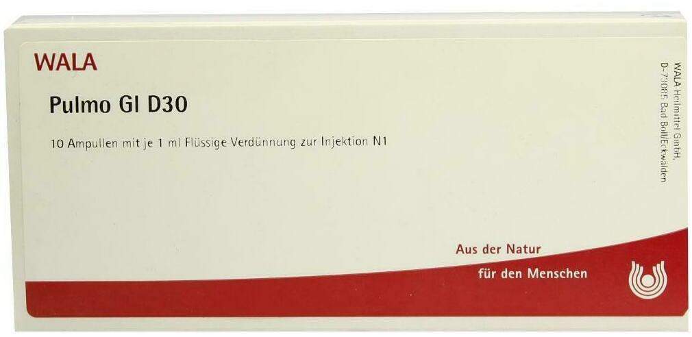 Wala Pulmo Gl D30 10 X 1 Ampullen