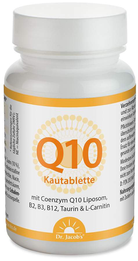 Coenzym Q10 Kautabletten Taurin L-Carnitin Dr.Jacob s 60 g