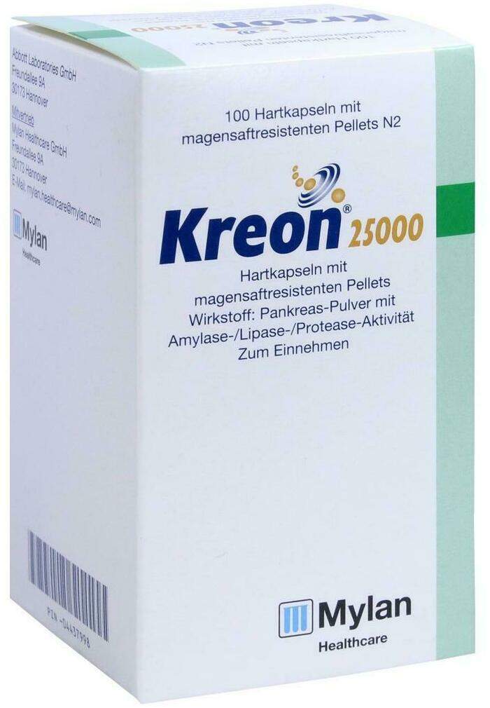 Kreon 25.000 100 Kapseln