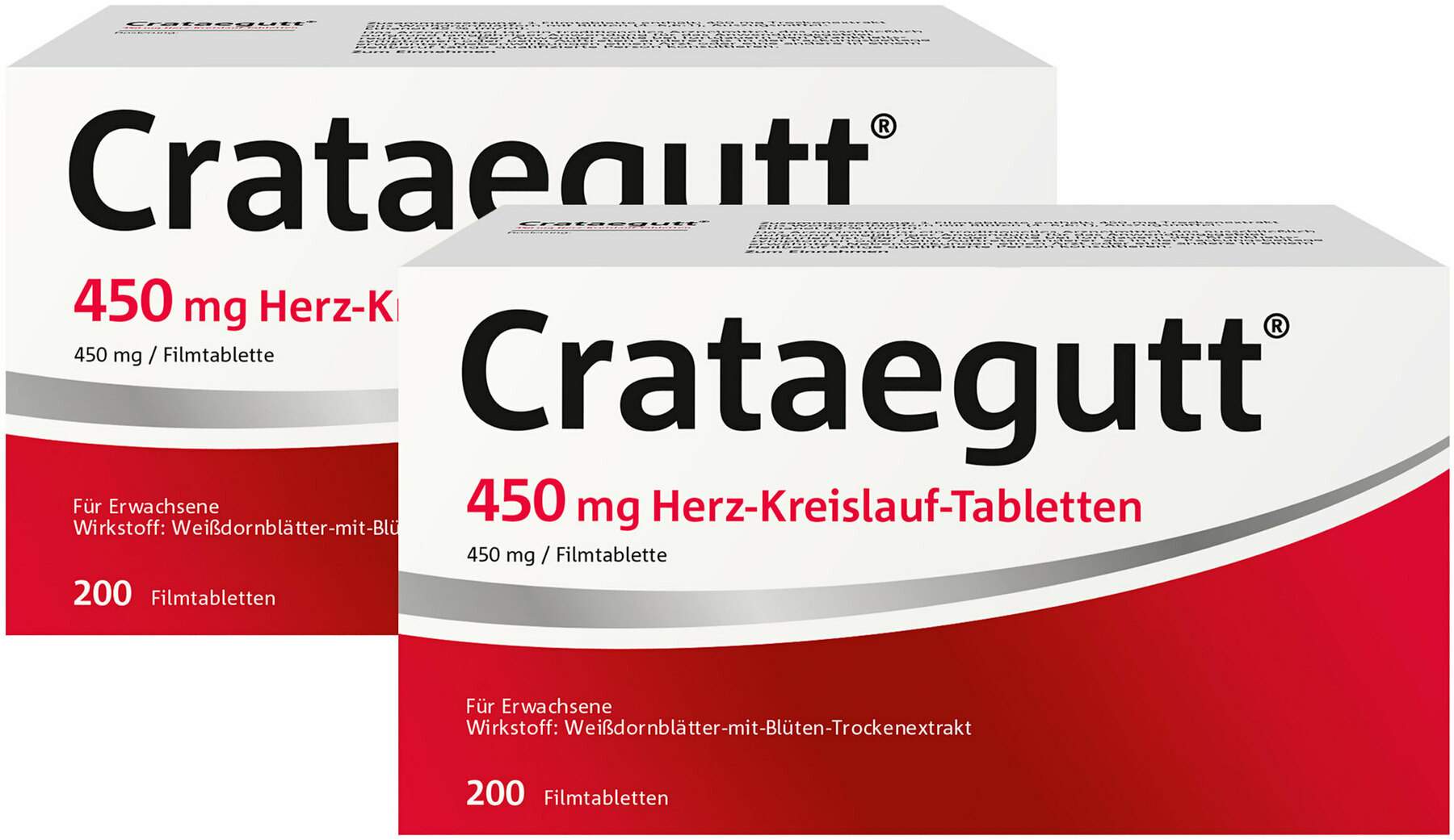 Crataegutt 450 mg Herz-Kreislauf-Tabletten 2 x 200 Stück
