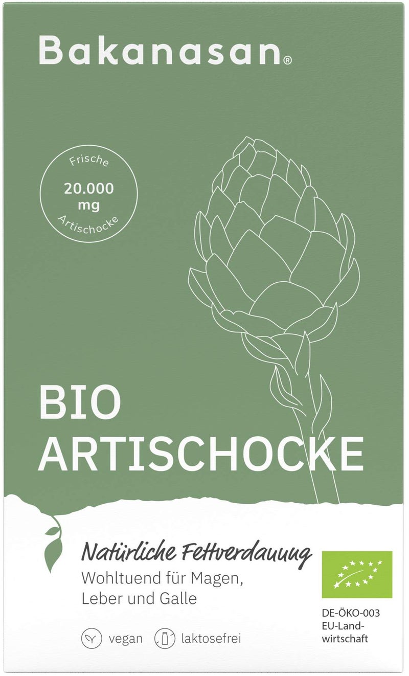 Bakanasan Bio Artischocke 100 Kapseln
